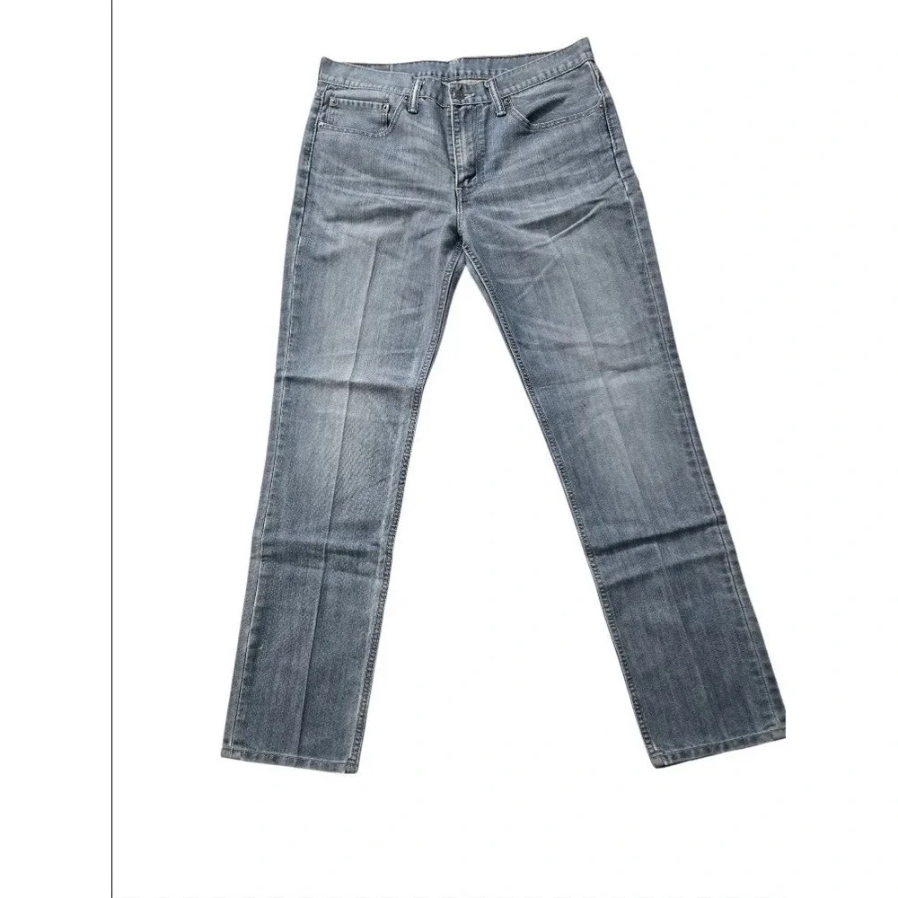 Levi's 511 Slim Fit‎ Blue Jeans Men's 34x32 Light Wash Denim (Actual 34x31)